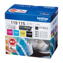 Brother Ink Cartridge/Refilled 4 Lc119/115-4Pk