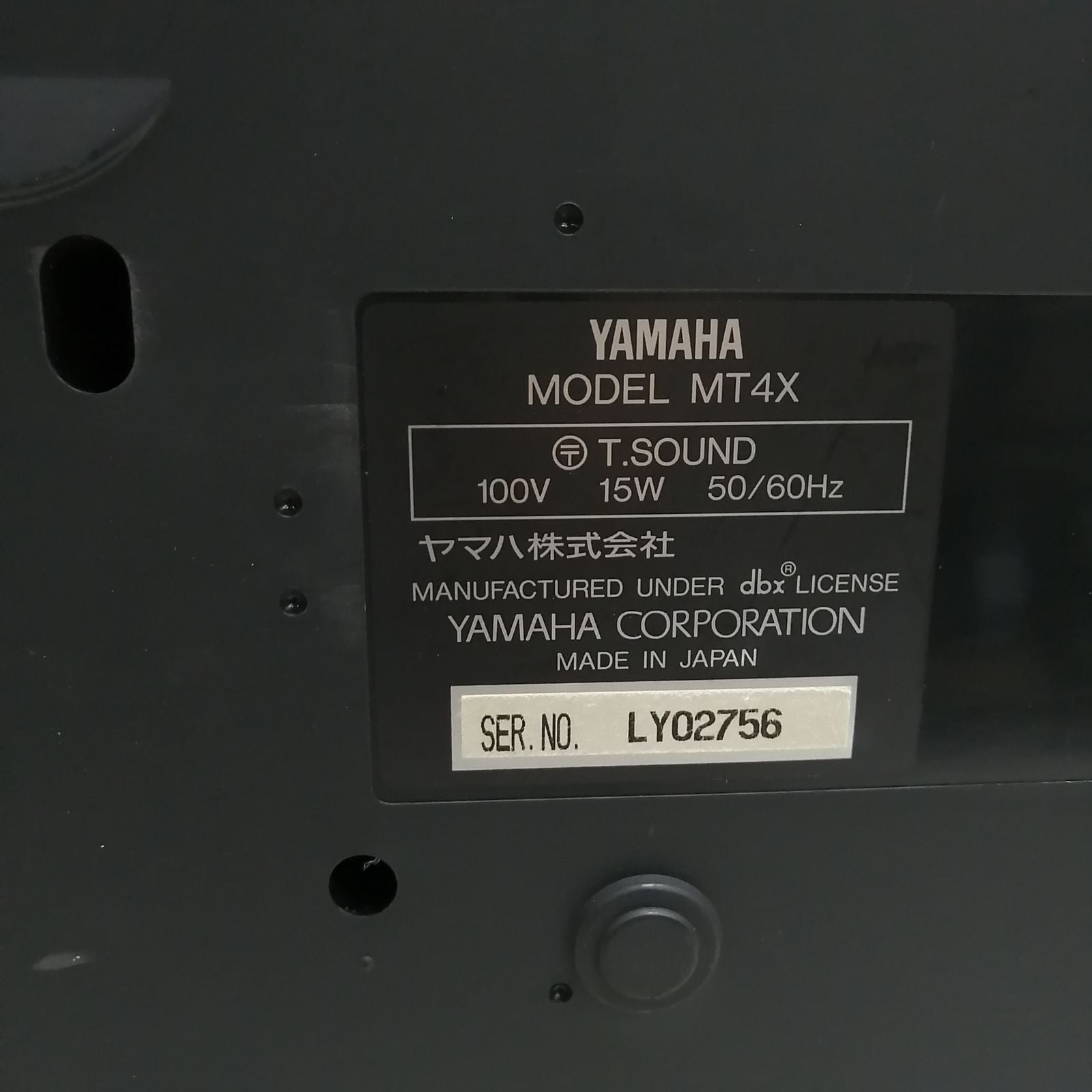 Multi -Track Recorder Yamaha Mtr Mt4X M2470-Htmhh