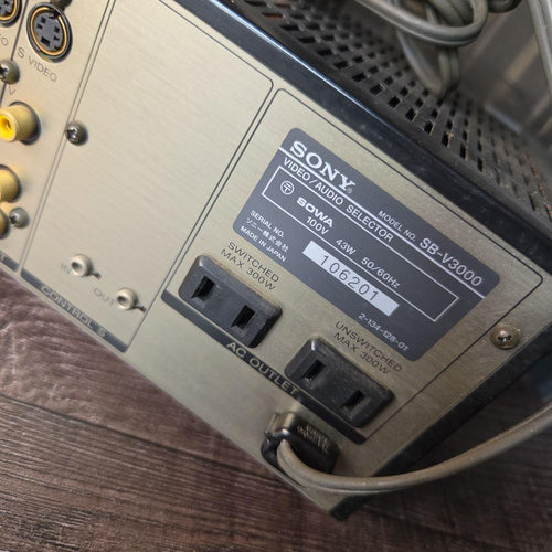 Sony Equalizers Sb-V3000