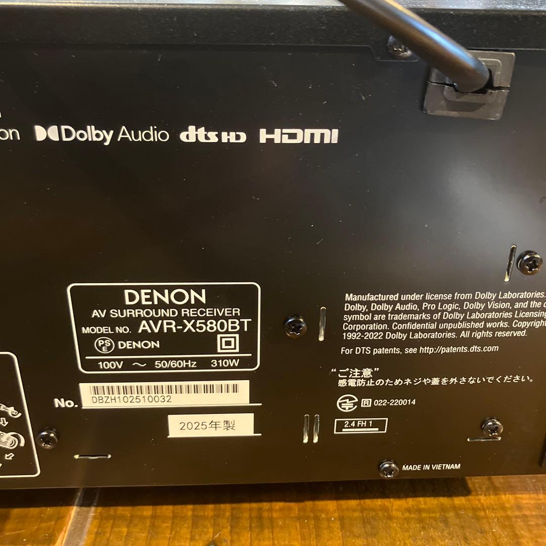 Denon Av Amplifiers Avr-X580Bt