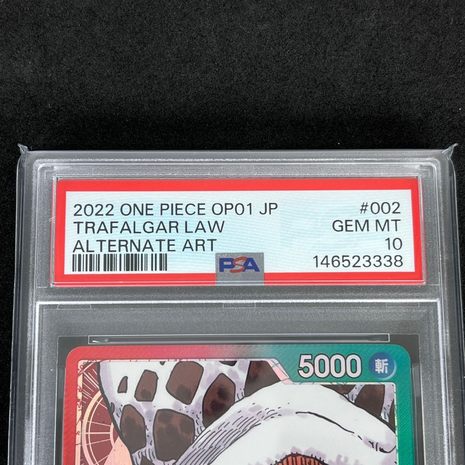 One -Piece Card Game Op01/002P L Psa10