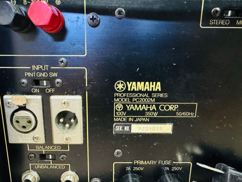 Yamaha Power Amplifiers Pc2002M