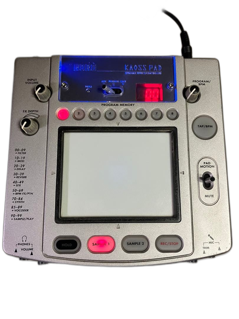 Korg Expansion Pad Sampler Effector Kaoss Kp2