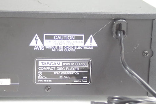 Tascam Cd Sacd Players Cd-160