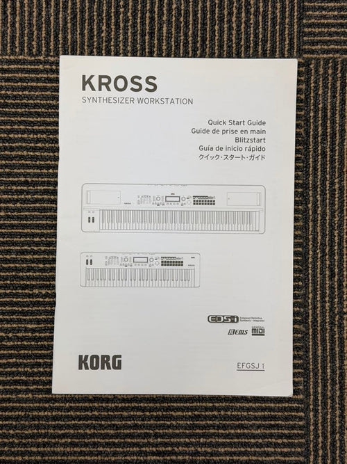 Korg Other Kross2-61-Gb Gray-Blue Blue Gray
