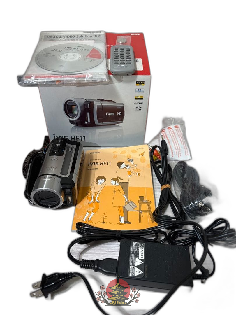 Video Camera Body Canon Ivis Hf11 Hd Full Camcorder