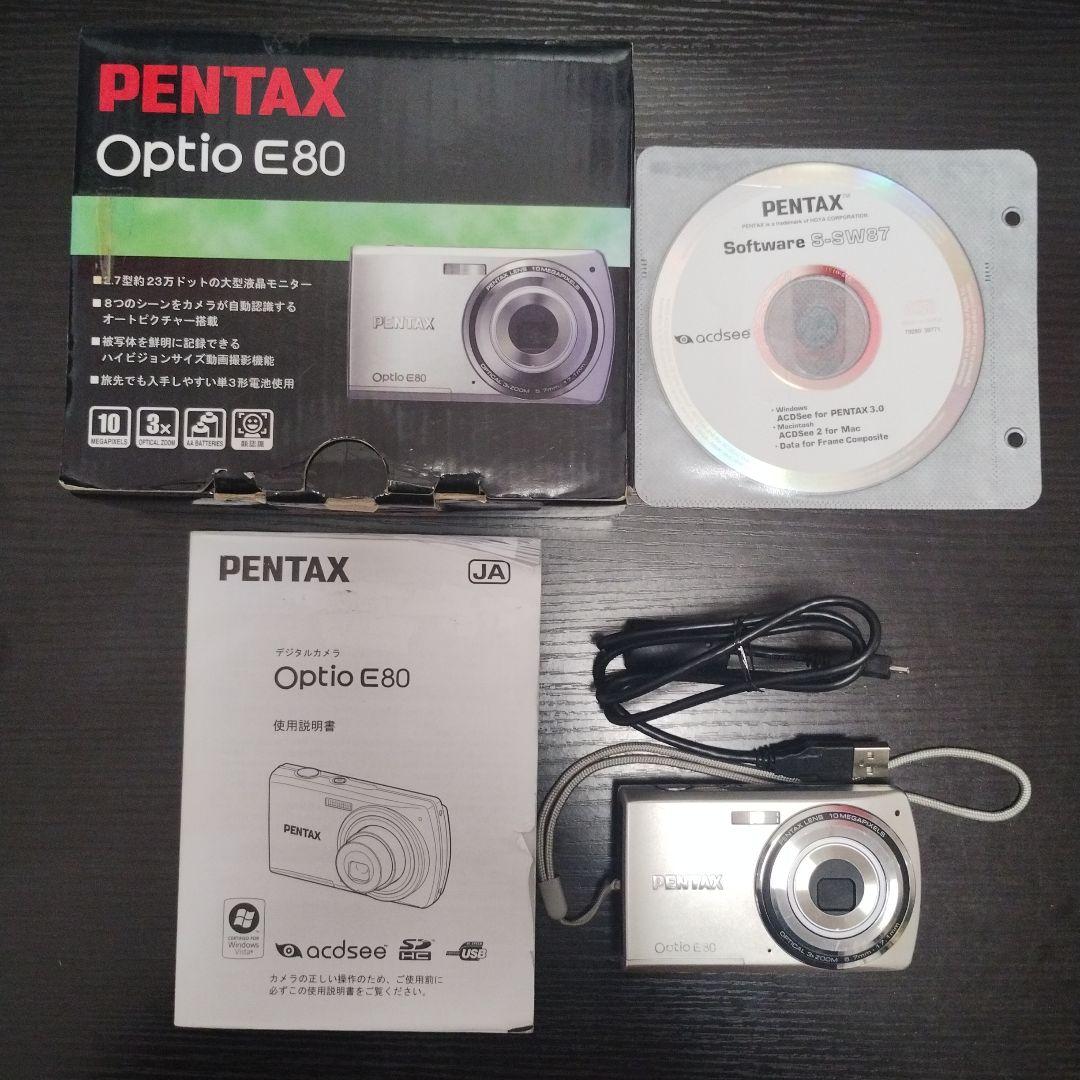 Pentax Compact Digital Camera Optio E80