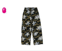 A Bathing Ape Jogger Pants Sweatpants Bape Sta Over Camo Crystal