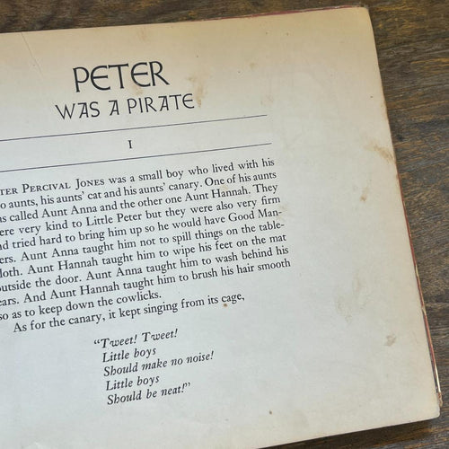 Picture Books Children S Peter Was A Pirate