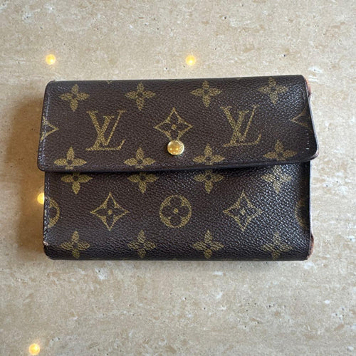 Portefeuilles à trois volets Louis Vuitton