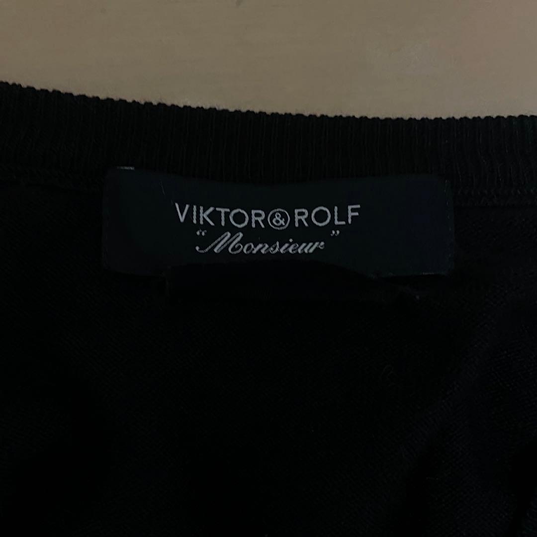 Viktor Rolf Knitted Tops Sweaters 00S Archive Wax Seal Knit