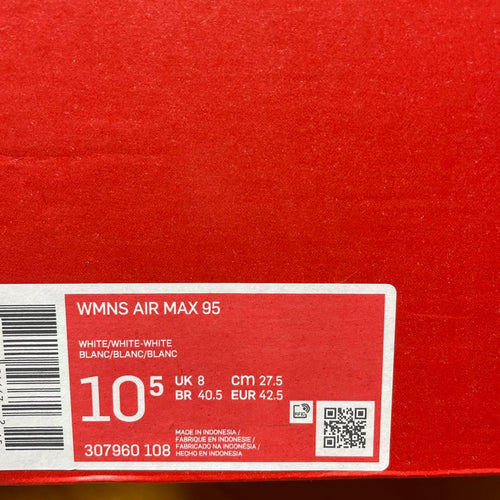 Nike Sneakers W Air Max 95 "Triple White" 27