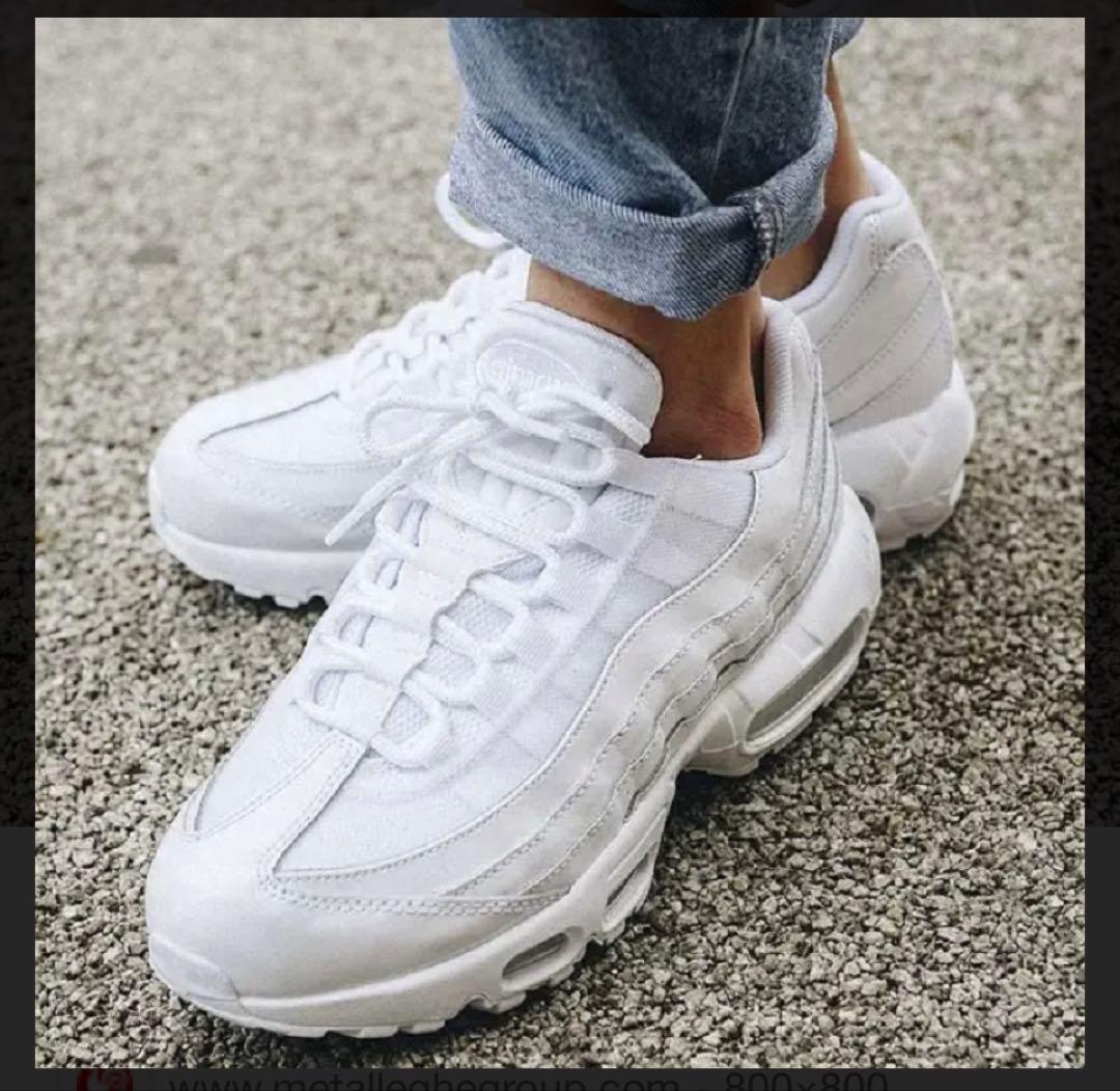 Nike Sneakers W Air Max 95 "Triple White" 27