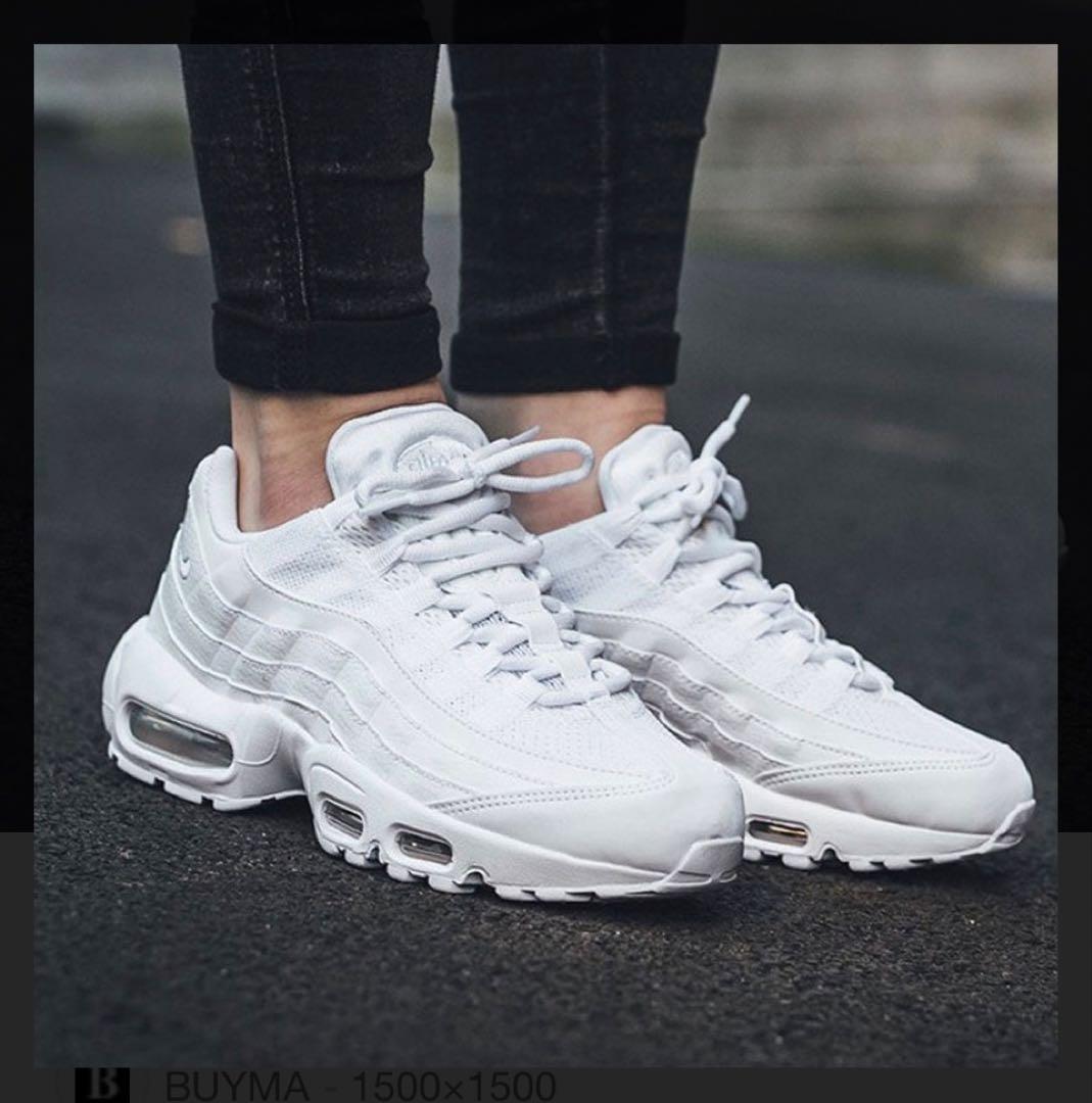 Nike Sneakers W Air Max 95 "Triple White" 27