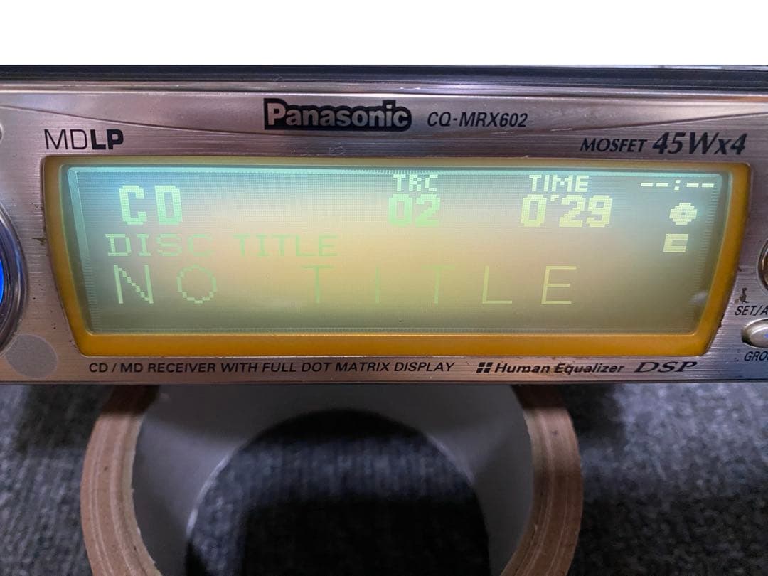 Panasonic Decks, Players Changers Cq-Mrx602 1Din Cd/Md