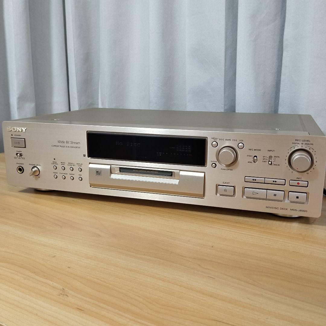 Sony Cd, Md Cassette Decks Mds-Jb920