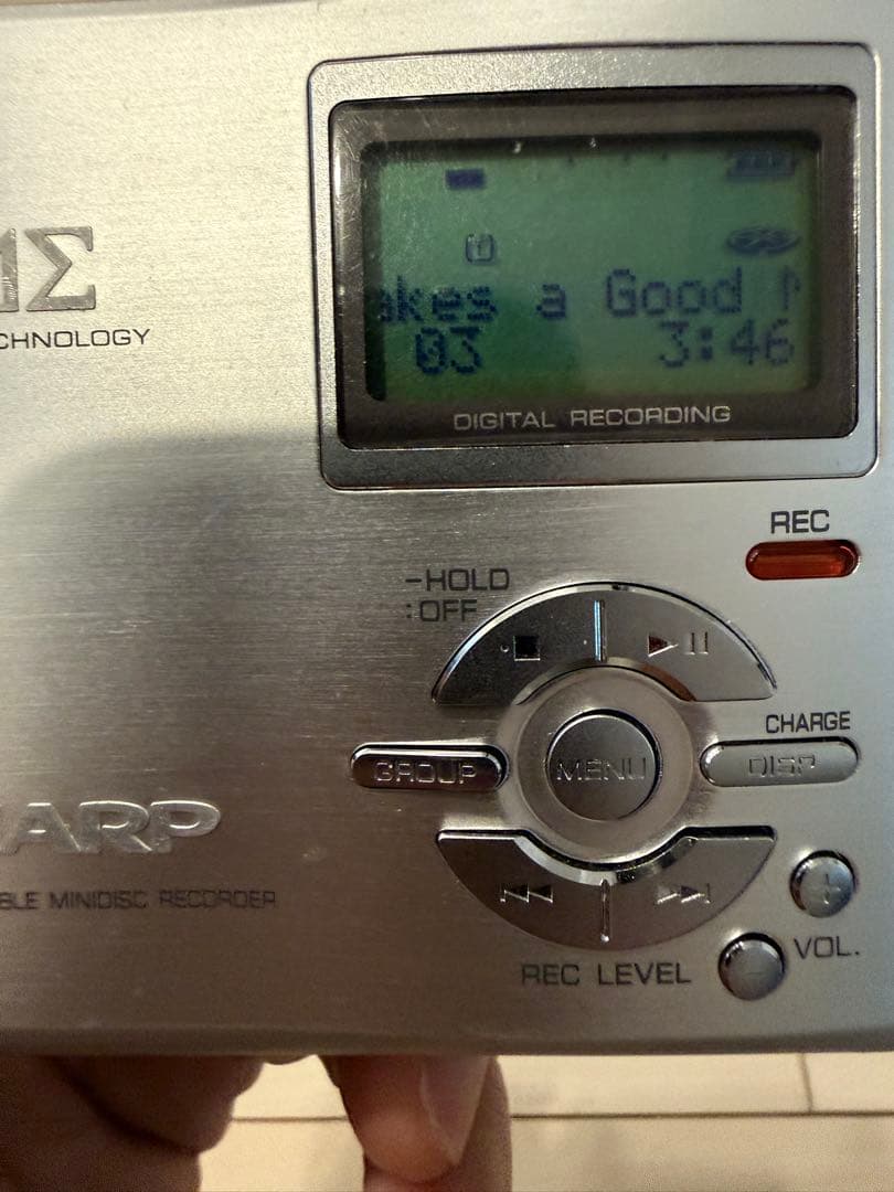 Sharp Portable Md Player Md-Dr7