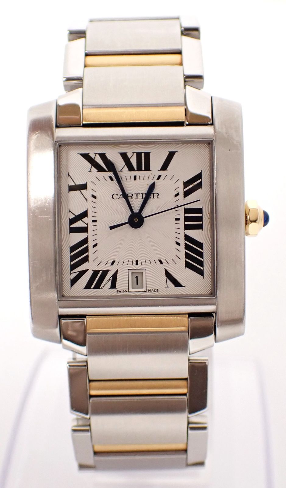 Cartier Automatic Winding Clock Lm W51005Q4 Ss/Yg At