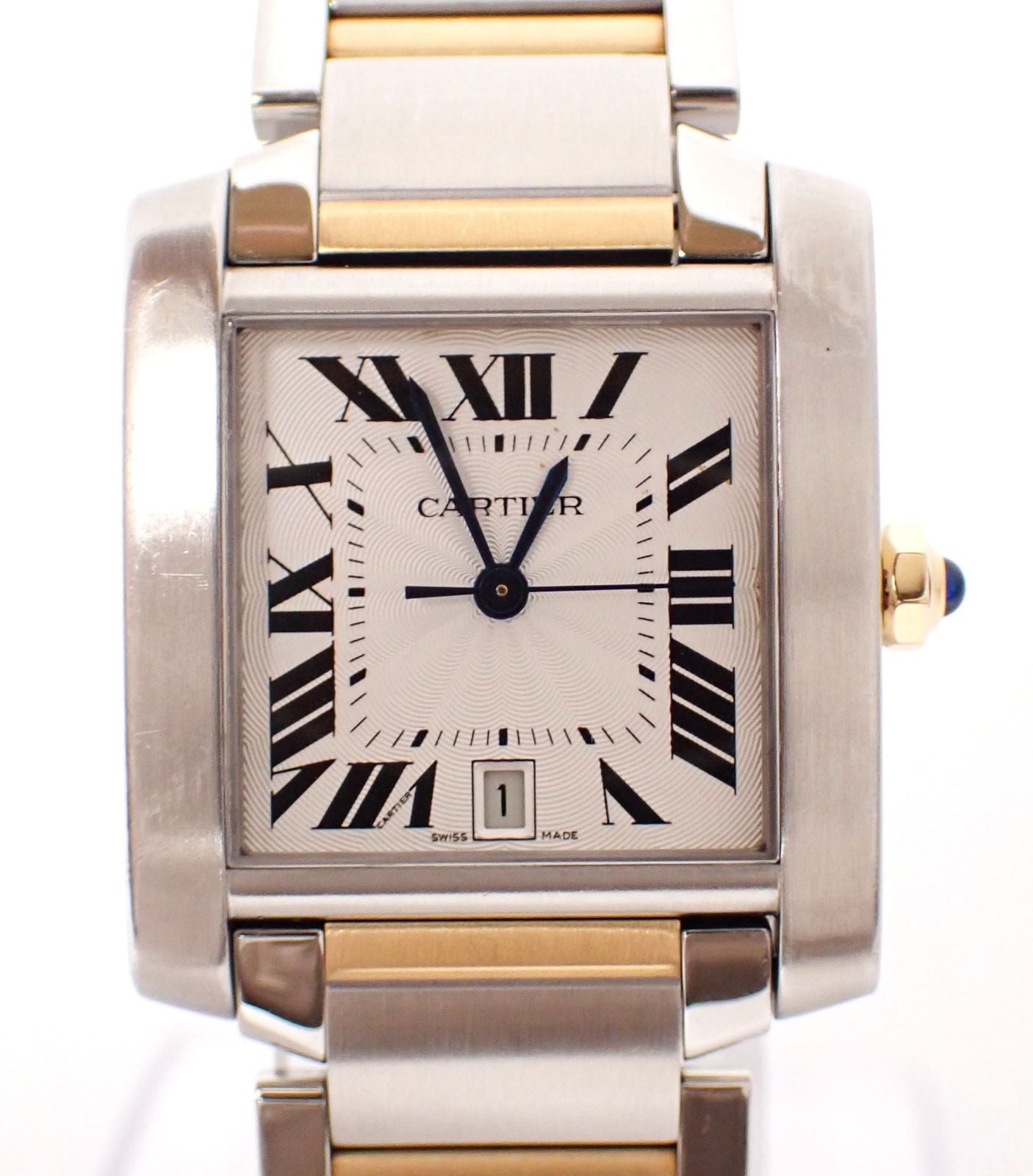 Cartier Automatic Winding Clock Lm W51005Q4 Ss/Yg At