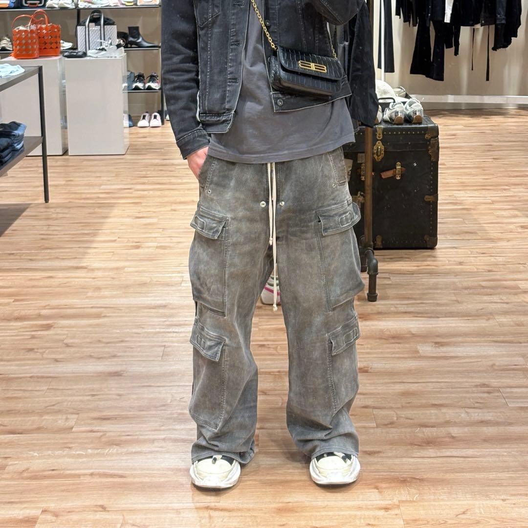 Rick Owens Drkshdw Work Pants, Cargo Painter'S