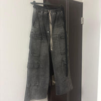 Rick Owens Drkshdw Work Pants, Cargo Painter'S