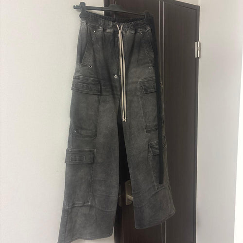 Rick Owens Drkshdw Work Pants, Cargo Painter'S