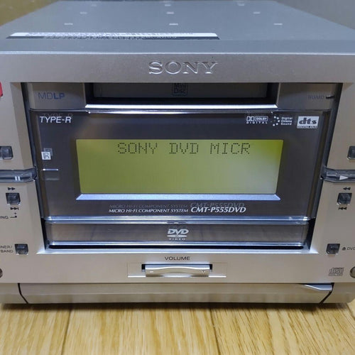 Sony Mini -Component Cmt-P555Dvd Md Ok