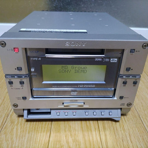 Sony Mini -Component Cmt-P555Dvd Md Ok