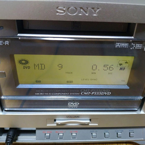 Sony Mini -Component Cmt-P555Dvd Md Ok