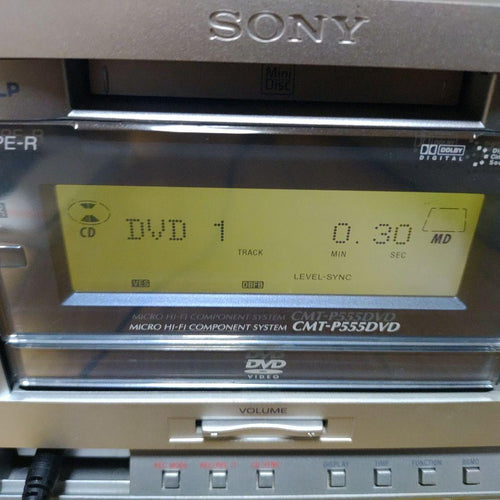 Sony Mini -Component Cmt-P555Dvd Md Ok
