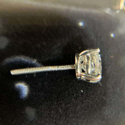 Tiffany Earrings (Single) 0.65Ct Pt950