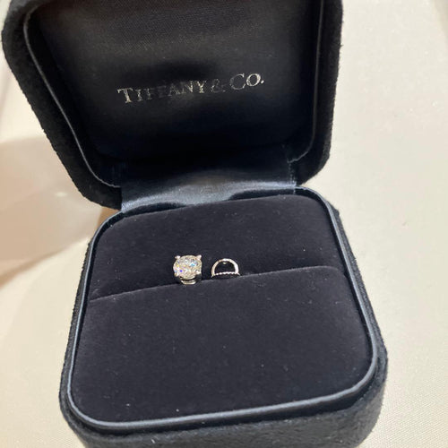 Tiffany Earrings (Single) 0.65Ct Pt950