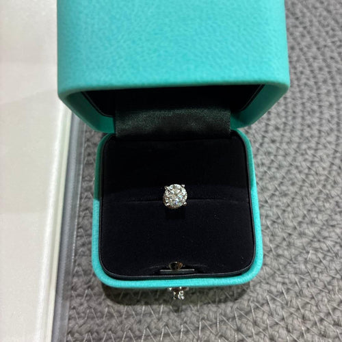 Tiffany Earrings (Single) 0.65Ct Pt950