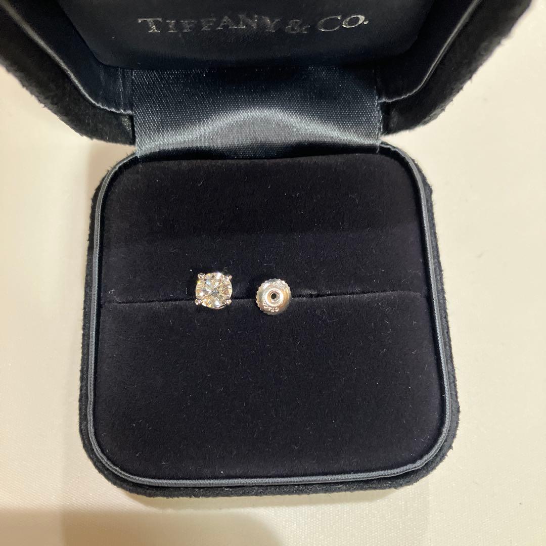 Tiffany Earrings (Single) 0.65Ct Pt950