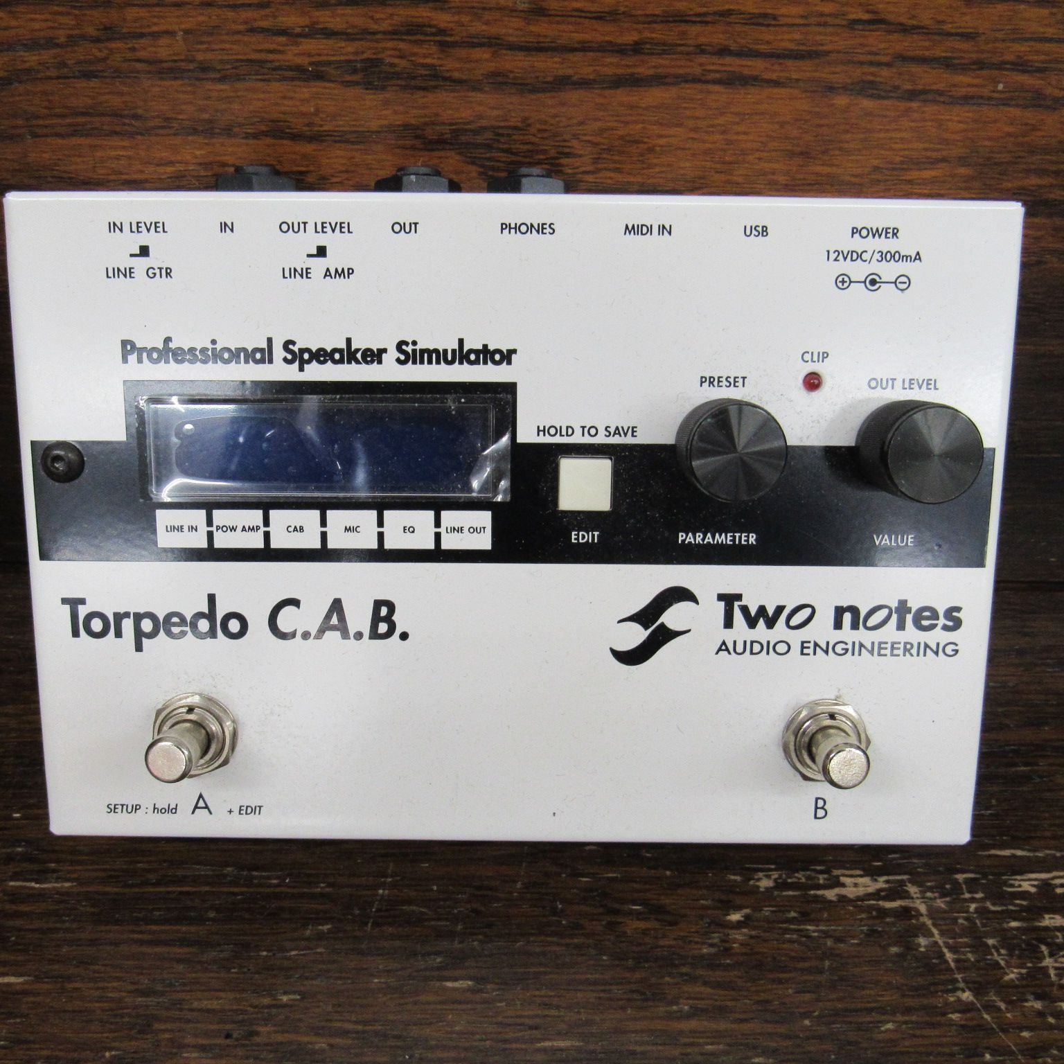 Guitar Effector Two Notes Torpedo C.A.B.