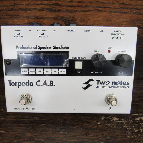 Guitar Effector Two Notes Torpedo C.A.B.