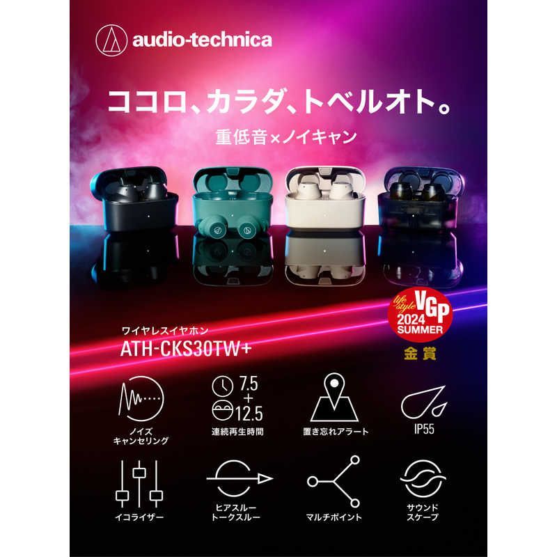 Audio Technica Wireless Earphone /Bluetooth Athcks30Tw+Bk