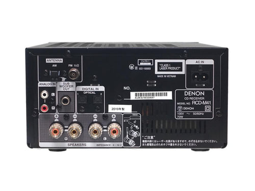 Denon Mini Component Systems Rcd-M41 Cd 2019