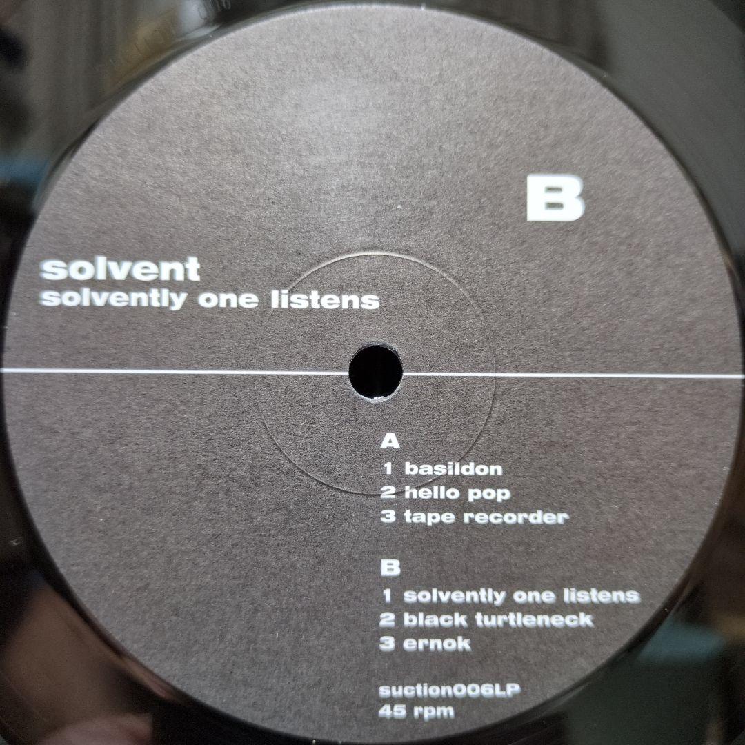 Overseas Music Solvent Solvently One Listens 2 Lp