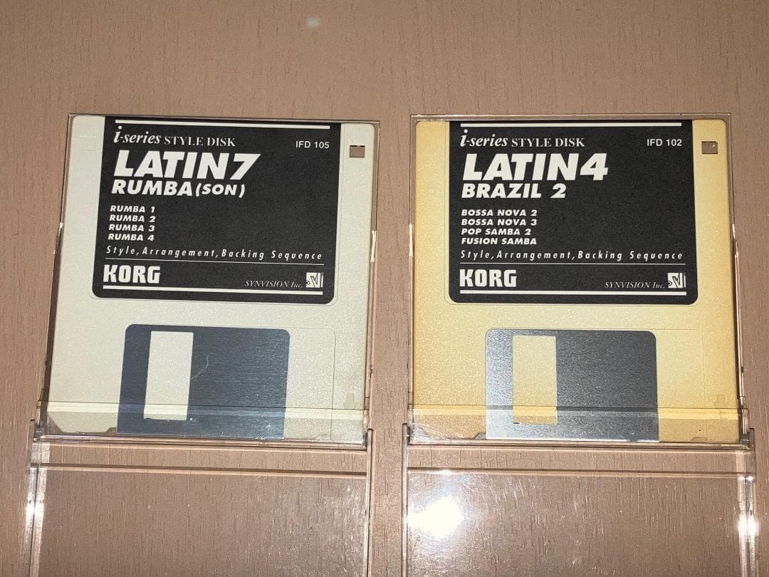Rhythm Machine Korg I-Series Style Disk 2 7 4