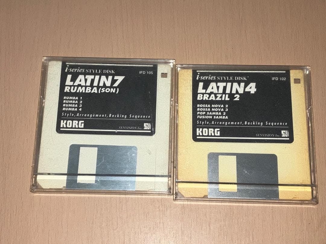 Rhythm Machine Korg I-Series Style Disk 2 7 4