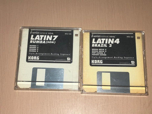 Rhythm Machine Korg I-Series Style Disk 2 7 4
