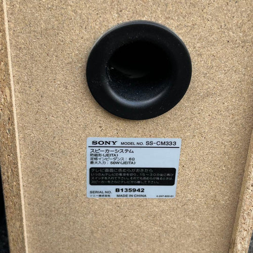 Sony Mini Component Systems Hcd-M333 Ss-Cm333
