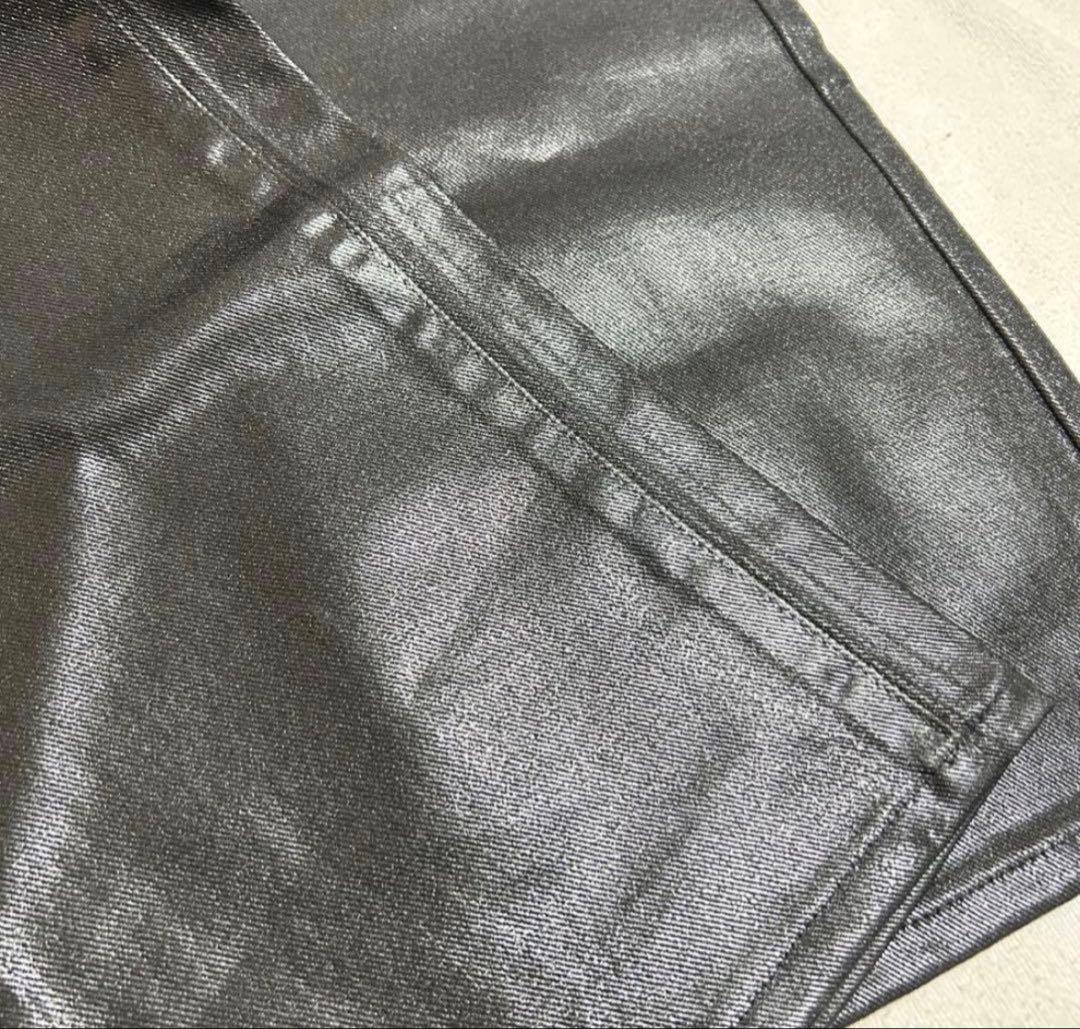 Lee Straight Jeans Coating Denim Pants Rick Owens