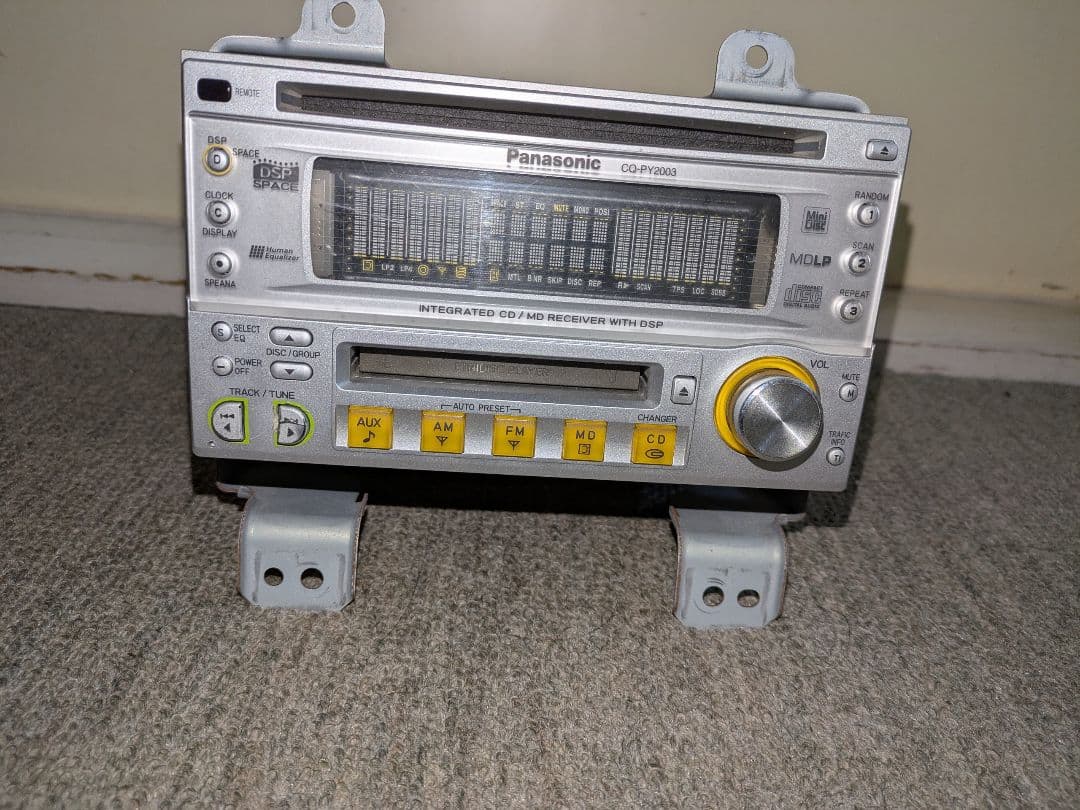 Decks, Players Changers Panasonic Cq-Py2003 Cd/Md Dsp