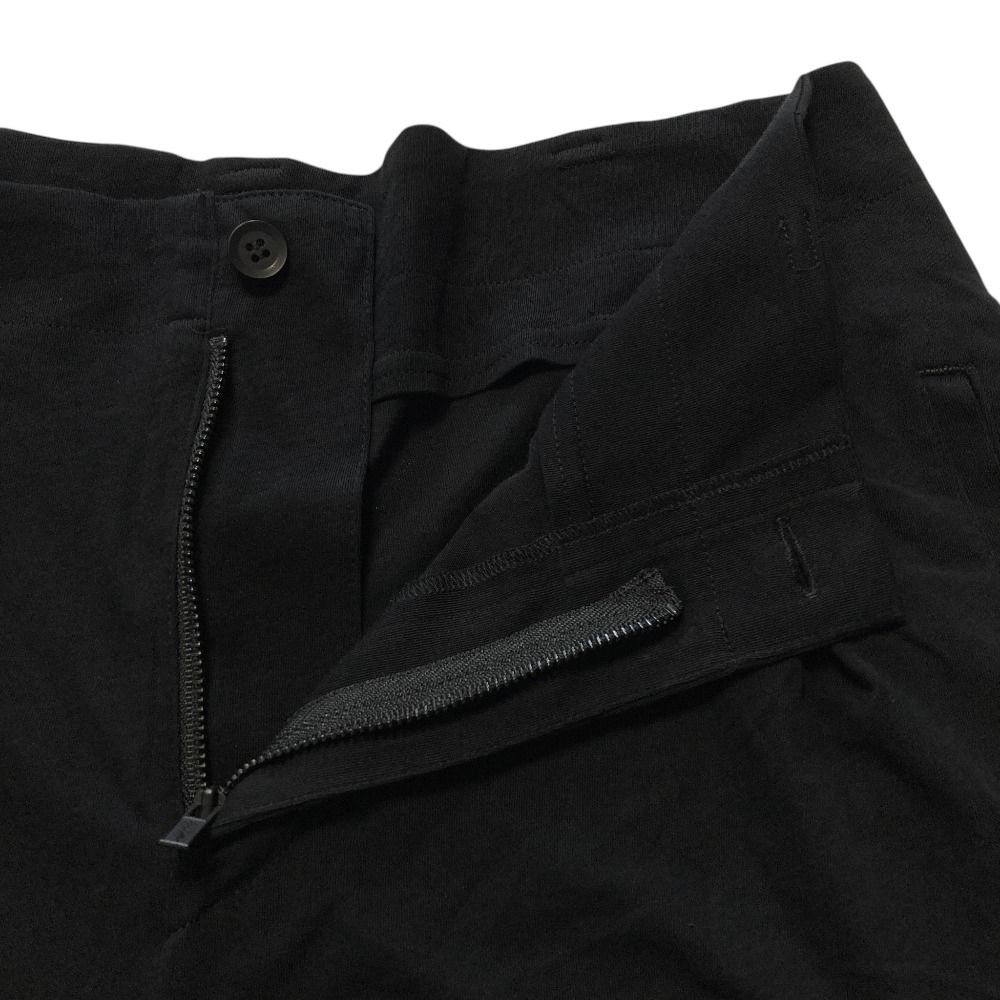 Yohji Yamamoto Saruel Pants Technorama Cotton With Gathered Front Hem
