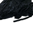 Yohji Yamamoto Saruel Pants Technorama Cotton With Gathered Front Hem