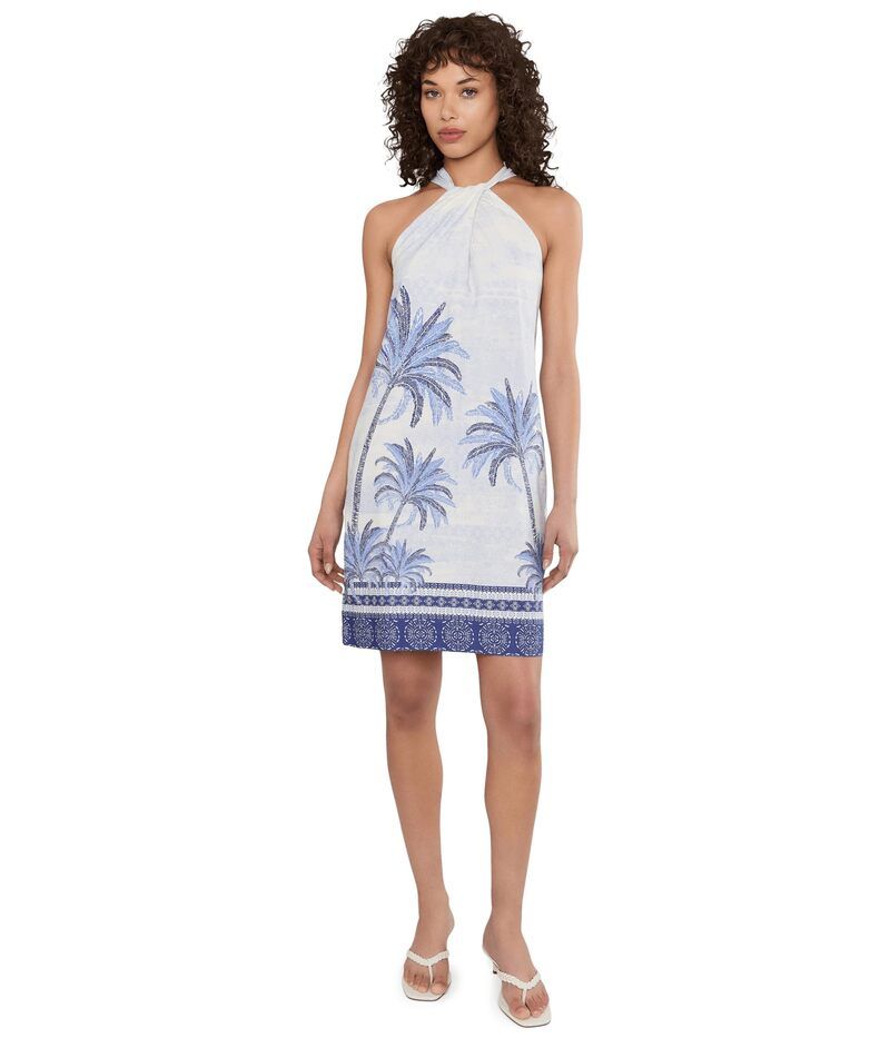 Long Sleeves, Three Quarter Sleeve Tommy Bahama Palm Paradise Halter Dress