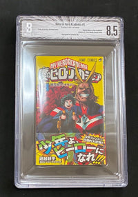 Boy'S Manga Bgs 8.5 My Hero Academia 1 Vol.1 1St Printing Obi Beckett Graded