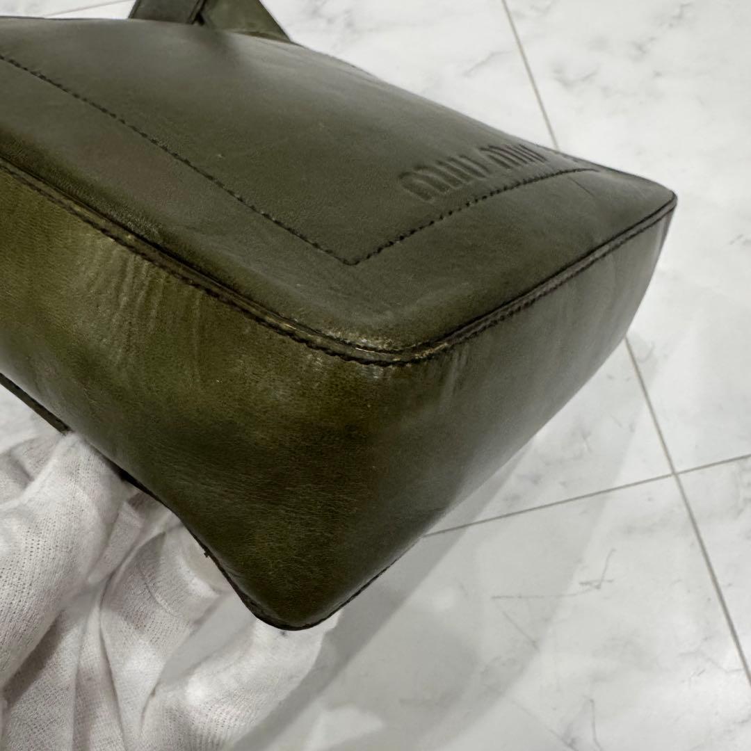 Miu Shoulder Bags Miumiu Archive Leather Bag 15